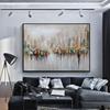 People with Umbrellas Modern Abstract Art Canvas Print Wall Art Picture Canvas Painting for Living Room Home Decor