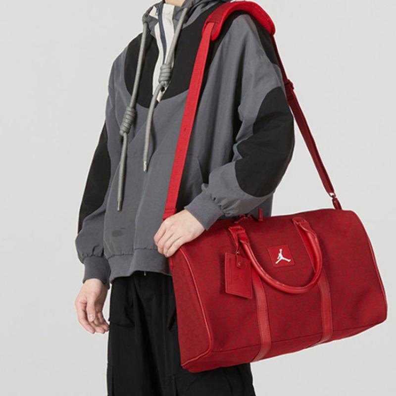 Jordan Polyester Luggage Bag Sports Bag Gym Bag Unisex China Red, Year Of The Dragon Red Jordan FJ6787-687