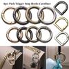 Rodada push trigger primavera o-ring fivelas mosquetão bolsas bolsa cinto fivela snap fecho clipe