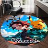 Personalized Demon Slayer Round Chair Office Rug - Perfect for Mat, Office Chair & More - Ideal Gift for Birthdays and Holidays