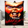 Chucky's Creepy Invitation Personalized Name Blanket Lightweight Personalized Blanket Durable Comfort Throw For Living Room Nap Office Picnics