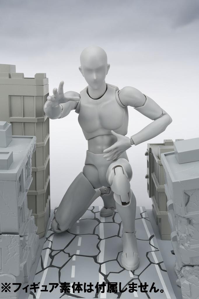 TAMASHII NATIONS Tamashii OPTION ACT BUILDING DAMAGE PVC ABS Figure Ver. Non-scale & Pre-painted