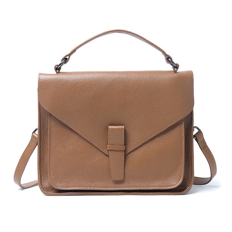 

Первый слой коровьей кожи портативная сумка-мессенджер ретро сумка-мессенджер большая вместимость кожаная женская сумка плечевой ремень съемный один плечо