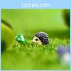 Adorable Miniature Hedgehog Figure Resin Decorative Diy Accessories For Ecosystem Bottles And Landscaping Projects