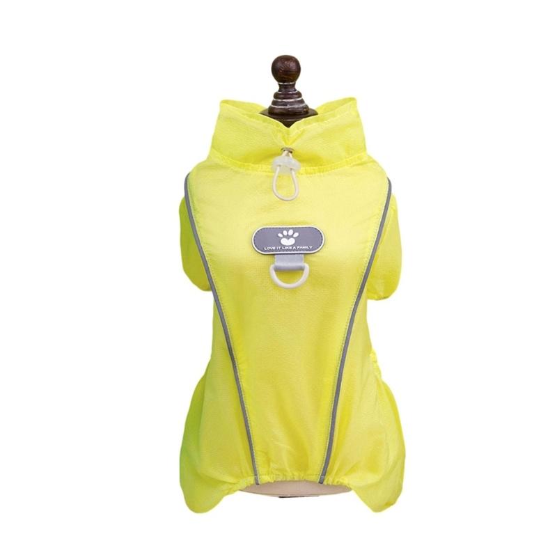 

Summer Cooling Dog Shirt UPF50+ Sun Protections Shirt with Elastic Leg and Reflective Stripe for Pet Outdoor Walking XL