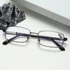High Definition Reading Business Reading Glasses Square Retro Metal Men'S Reading Glasses