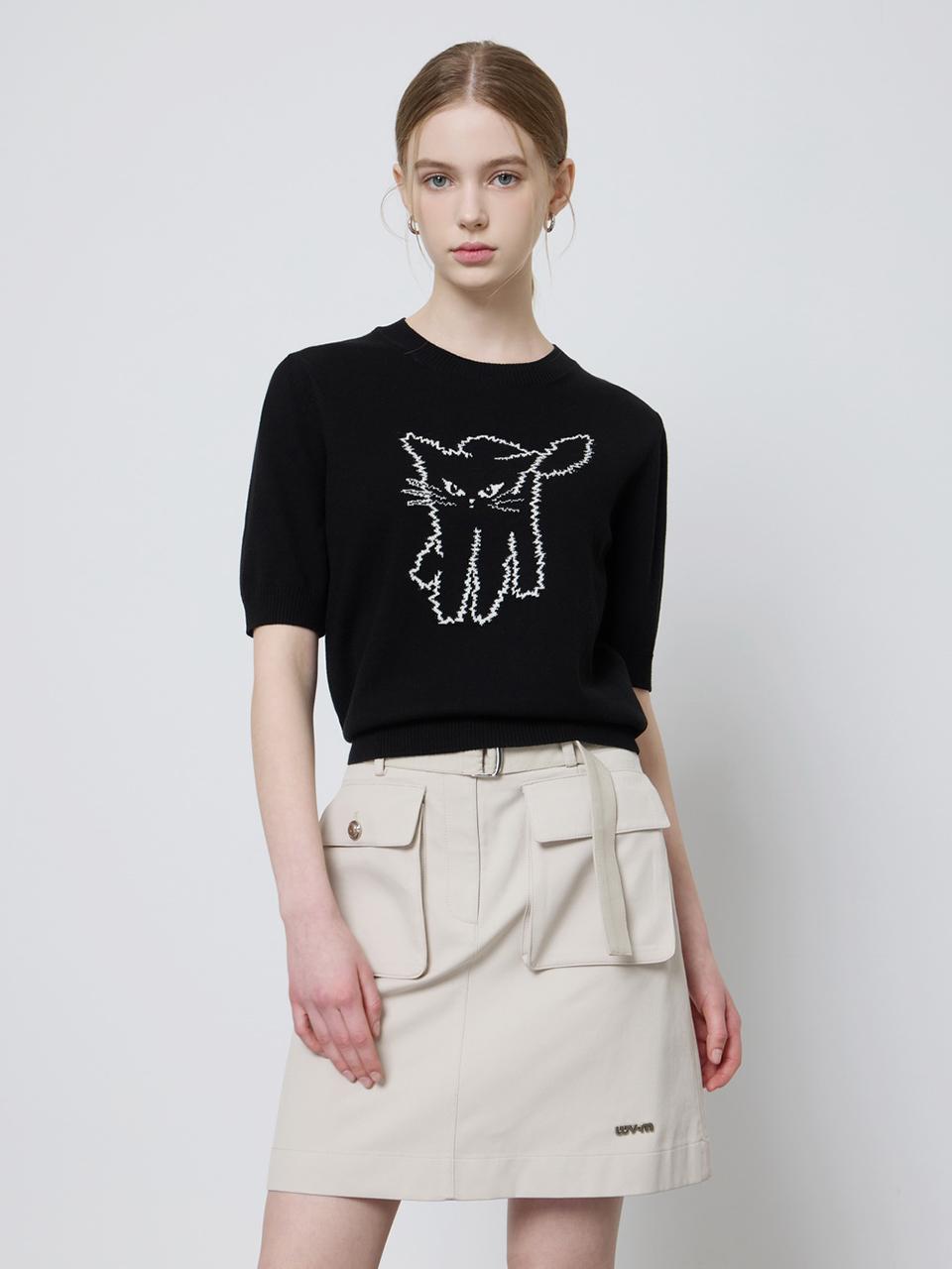 Luvm Mitchi Short Knit_Black Black/S_M252Ksk101_Bk1