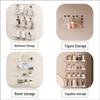 Acrylic L-Shaped U-Shaped No-Drill Wall Storage Rack for Bathroom, Shower, Kitchen Display