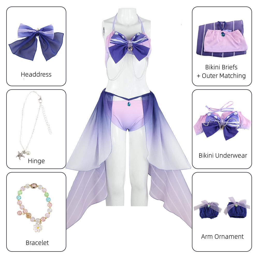 

Genshin Impact Игра Кокоми Купальник Косплей Костюм Сангономия Бикини Кокоми XXXL