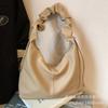 Large-capacity Bag Women's Summer 2025 New Simple and Versatile Pleated Shoulder Underarm Bag Commuter Tote Bag