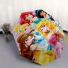 Princesses, Disney Automatic Opening and Closing Umbrella, Compact Travel Umbrella, Lightweight and Portable, Suitable for Beach Commuting B