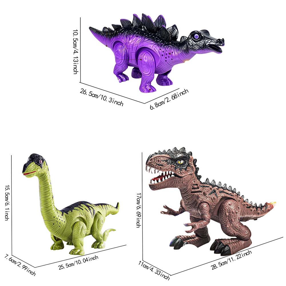 Electric Walking Dinosaur Toy Simulated Tyrannosaurus Rex Model Electronic Robot With Light Sound Projection Kids Boys Gift