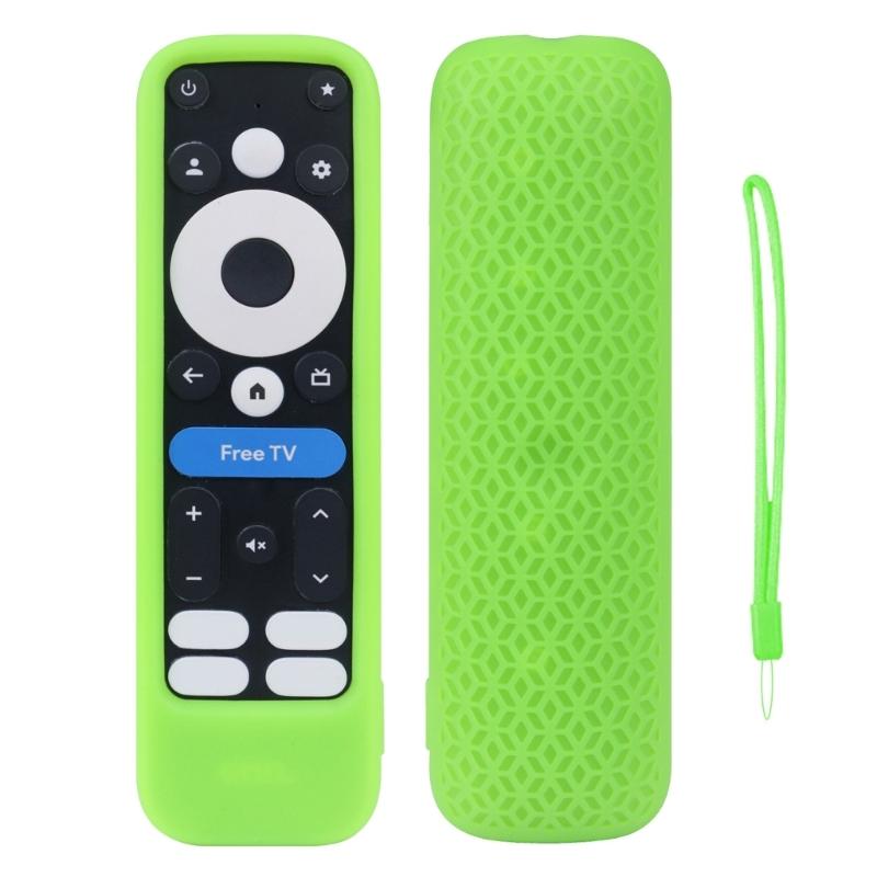 Fernbedienungshülle Skin für 2024 onn TV 4K Silikonhülle Kratzfest Flexibel Weich Schutzhülle