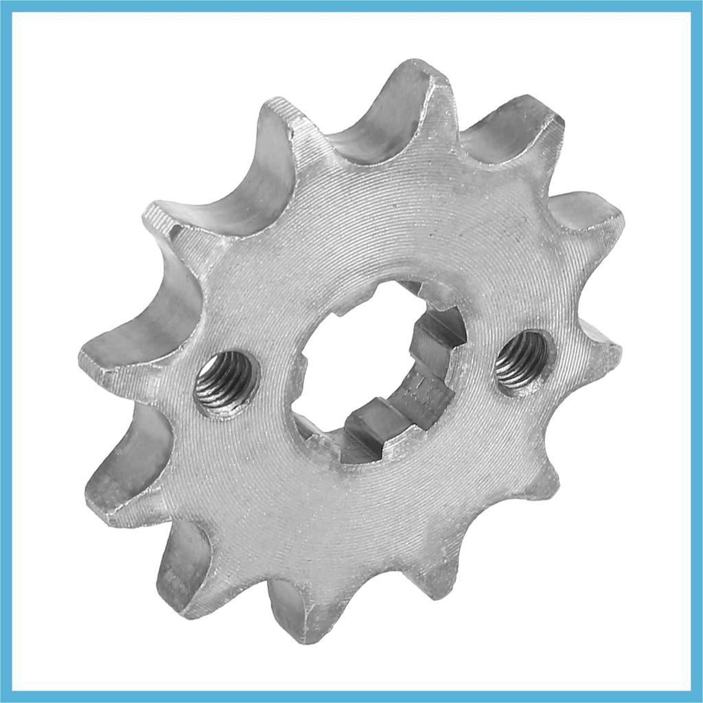 BULLSPANN Fitting Screw Metal Titanium Tone Motorcycle Sprocket Front Engine Sprocket 428 Chain 12T 17mm Replacement Parts Accessories Replacement