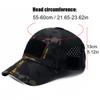 Casquette de Baseball Camouflage Unisexe pour l'Extérieur Chapeau Respirant Protection Solaire pour la Chasse la Randonnée la Course à Pied la Pêche le Camping