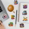 50 Colorful Summer Graffiti Stickers Personalized Vacation Style Beach DIY Water Cup Mobile Phone Waterproof Decorative Stickers