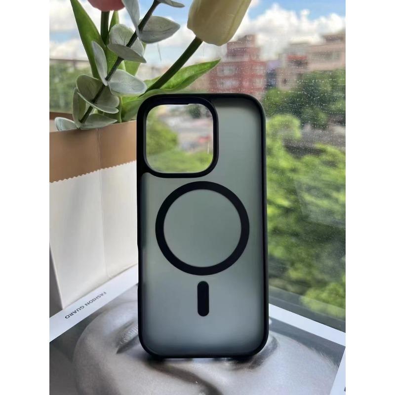 

Подходит для чехла для мобильного телефона Apple 16 15 Чувствительный к коже Магнитный Акриловый Iphone14P Матовый 13promax Apple 16ProMax