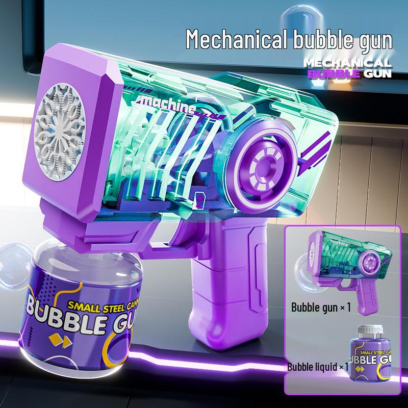 Automatic Gatling Bubble Gun Toy for Kids - Outdoor Fun Gift