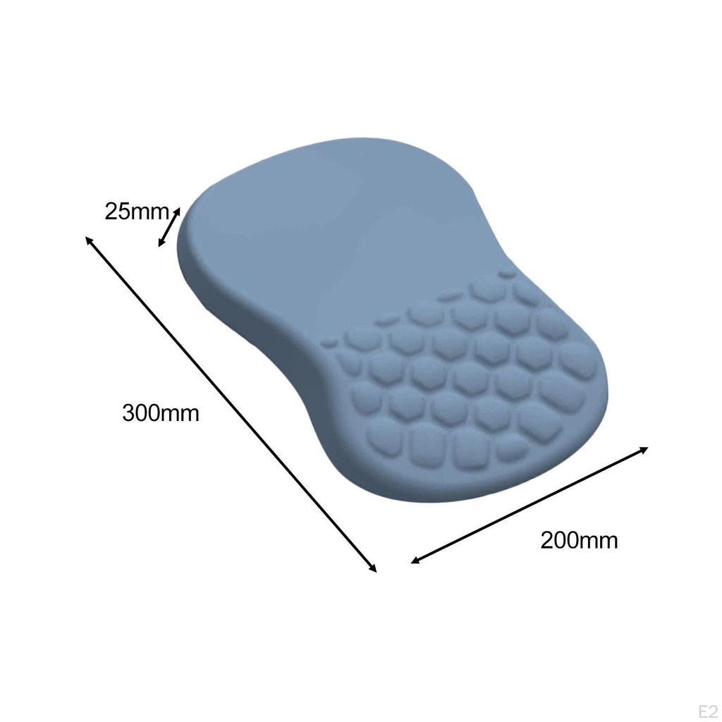 Computer Mouse Pad Soft Non-Slip Base Gifts Ergonomic Design Wrist Rest Gaming