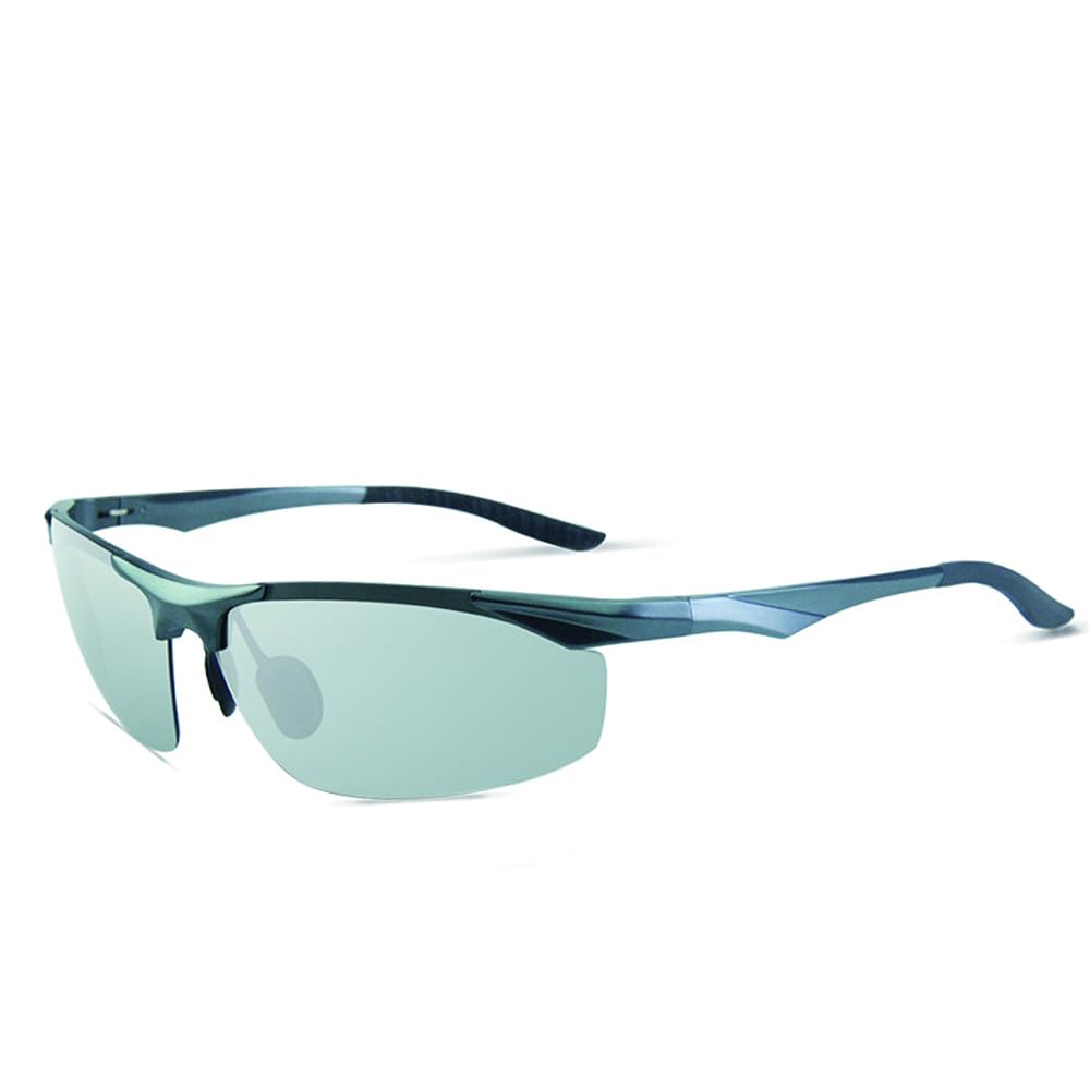 Photochromic Sunglasses for UV Sports Polarized for Lightweight UV Comfortable B1221 [FEISEDY] Men, Protection, Sunglasses, Glasses, Driving, Golf,
