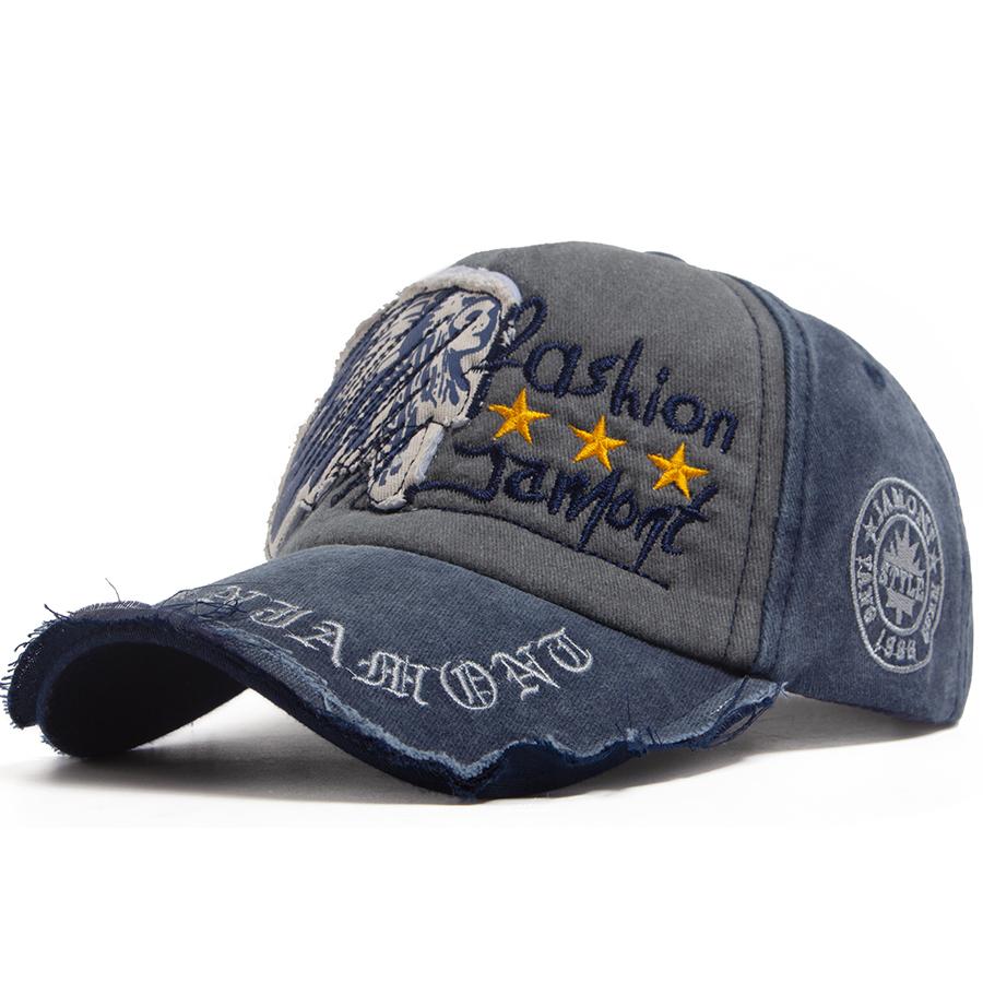 Vintage Washed Baseball Cap Letter Embroidery Soft Top Visor Hat Retro Fashion Men Women Casual Snapback For Outdoor Sports Hot