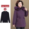 Winter Slimming Parka - Mid-Length Down Jacket for Middle-Aged & Elderly Women (2025 Style)