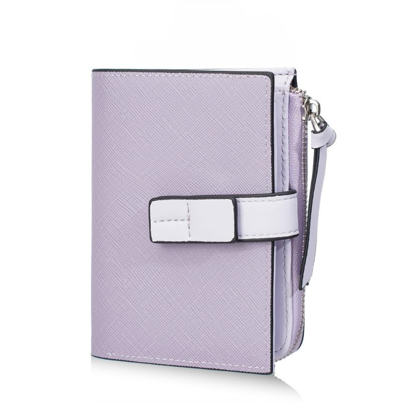 Leather Bifold Women Short Wallet Wallet Zipper Coin Purse Multi Card Holder Small Clutch Wallet Multi Card Holder Gift For Men