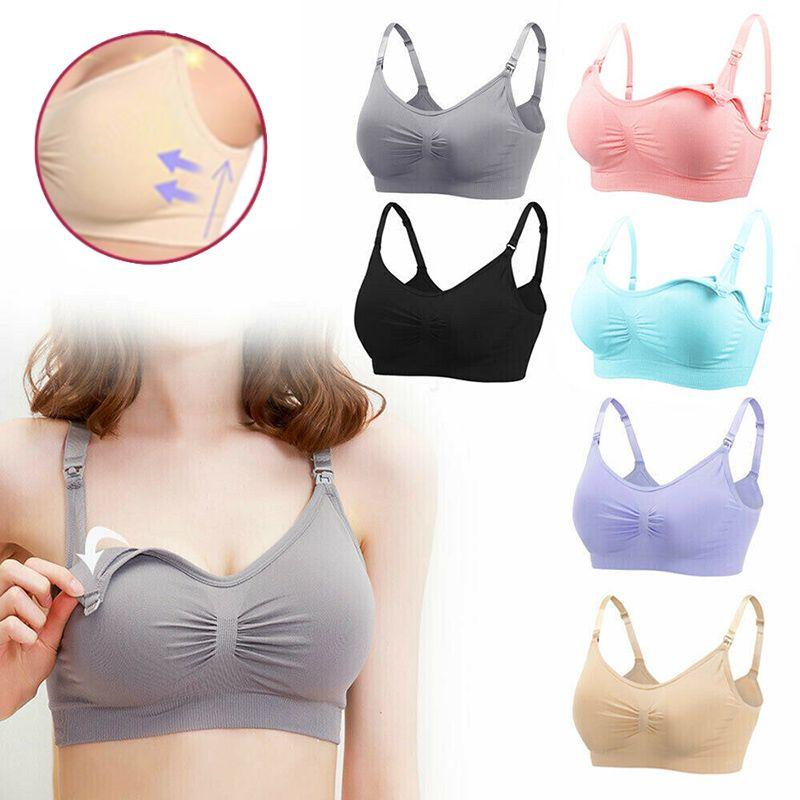 Seamless Maternity Nursing Bra Ultra-smooth And Soft Wirefree Breastfeeding Lingerie For Comfort