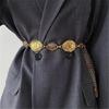 Stylish Versatile Metal Waist Chain Ethnic Style Belt Elegant Beach Party Jewelry Body Accessory for Music Festivals