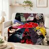 Legend Fourth Hokage Cartoon Anime Blanket Skinfriendly Soft Fleece Blanket For Living Room Bedroom Gaming Room Home Party Decor Memorial Gift
