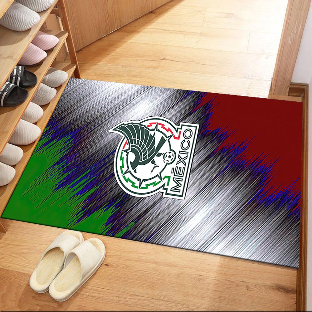 Mexico Logo Square rugs are a great choice for living rooms, bedrooms, home décor, and as gifts.