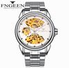 Couple Mechanical Watch Business Double-sided Hollow Men's Watch Waterproof Mechanical Gift Watch