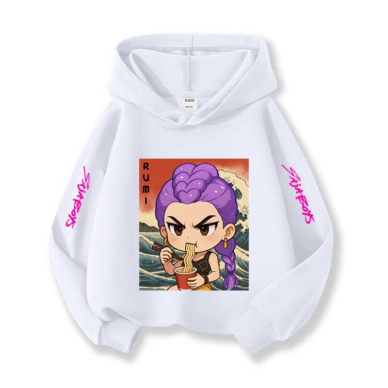 2025 Popular Kpop Christmas Casual Children's Hoodie Korean Wave Style Girls' Top