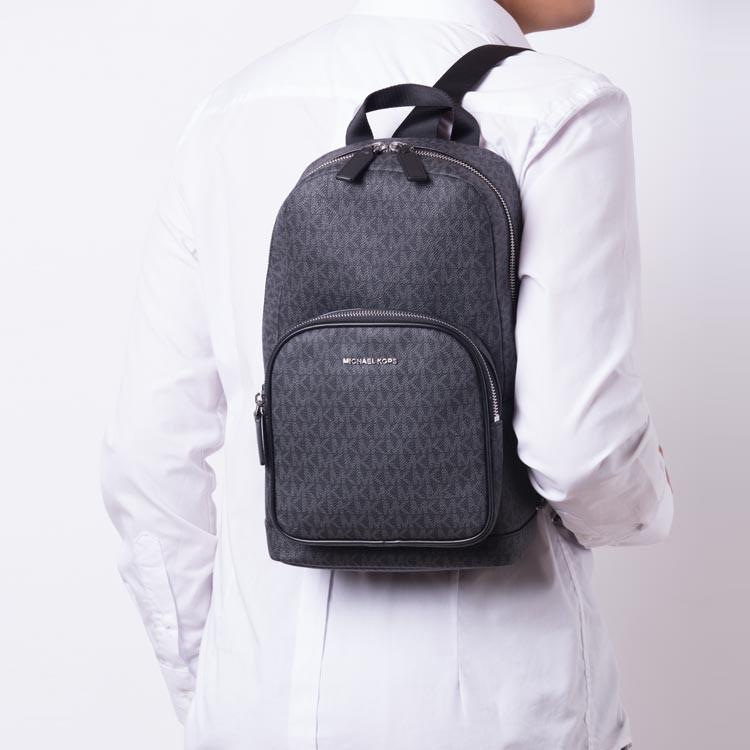 New MICHAEL KORS MK Cooper Artificial Leather Commuter Bag Crossbody Sling Bag Men's Black 37S1LCOY1B-BLACK