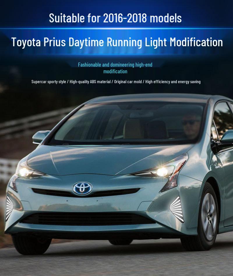 16-18 Toyota Prius LED DRL & Front Fog Light Turn Signal Conversion Kit