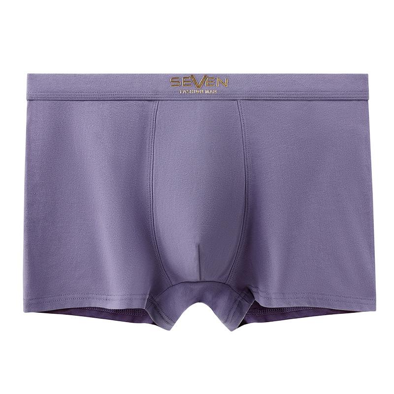 Men's Pure Cotton U-shaped Flat Corner Pants with Three-dimensional Printing Men's Underpants Men’s