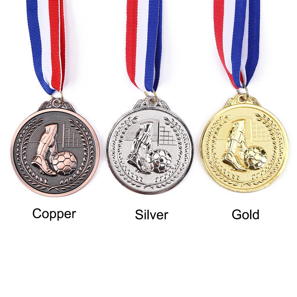 Competition Medals Zinc Alloy Football Competition Games Medals Wear-resistant Collection Decoration Souvenir Gift