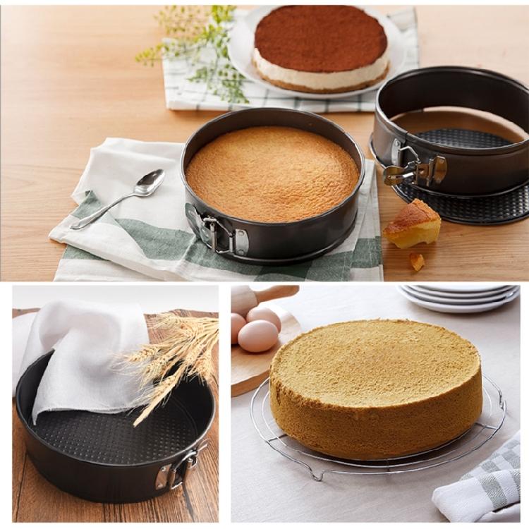 3Pcs Nonstick Cheesecake Pans Leakproof Round Cake Pans Springform Pans with Removable Bottom Round Cake Mold Enduring