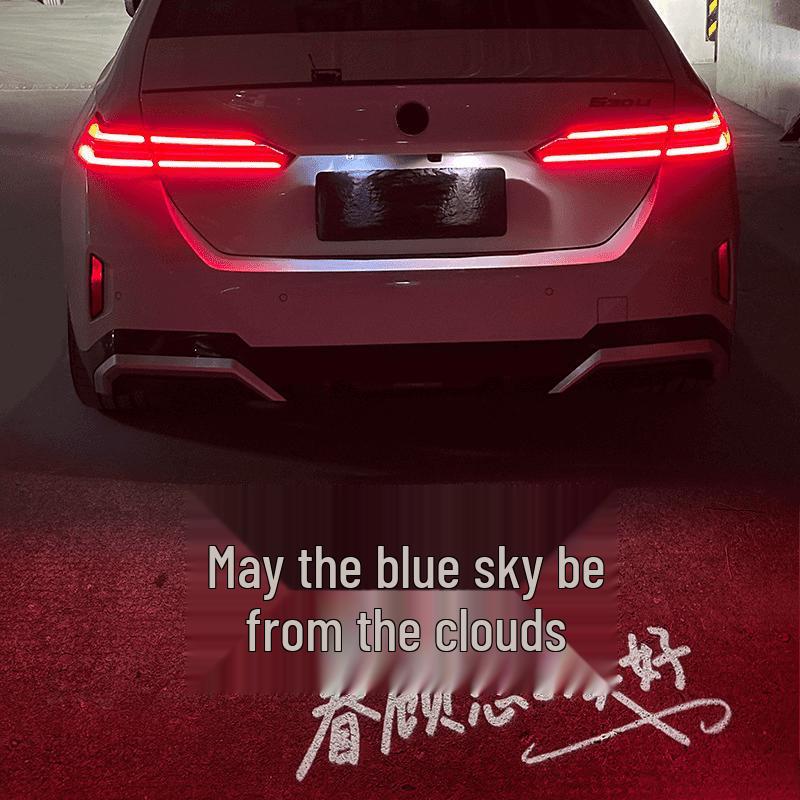 BMW Series Trunk Projection Lamp: License Plate & Ambient Light for 1/3/4/5, X1/X3/X5, M3/M4.