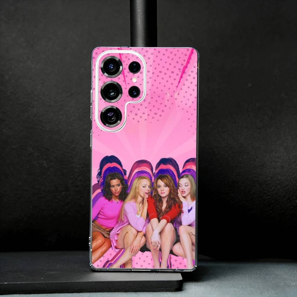 Movie M-Mean G-Girls Phone Case For Samsung S25,S24,S21,S22,S23,S30,Ultra,S20,Plus,Fe,Note,10,9,5G Transparent Cover Samsung S235G