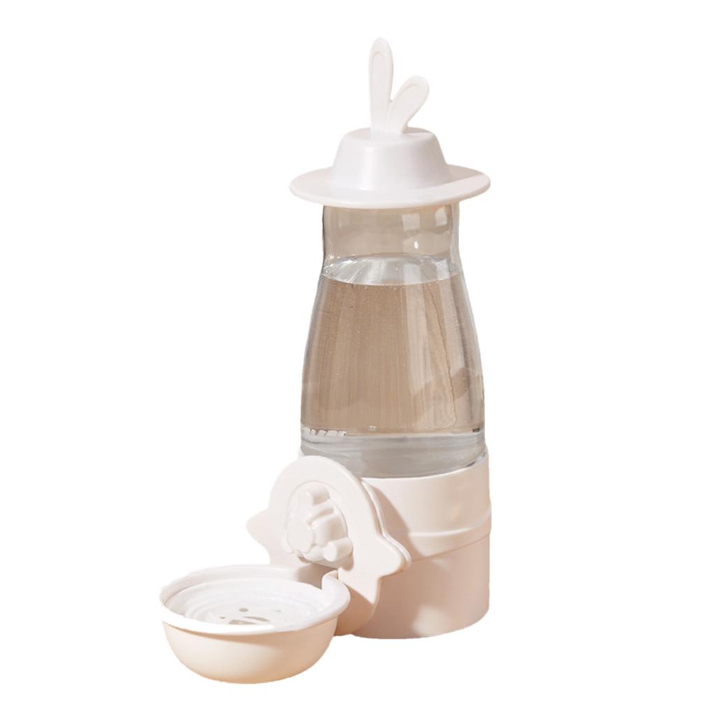 Distributore d'acqua per conigli Mangiatoia automatica per conigli Acqua Coniglio Alimentazione Abbeveraggio Montaggio su gabbia Alimentatore d'acqua per conigli