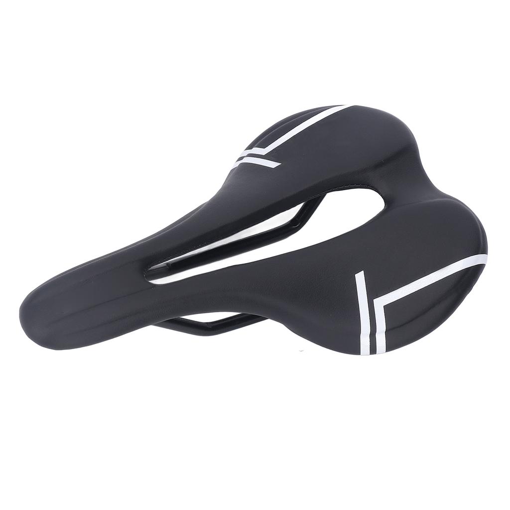 Mountain Bike Saddle Cushion Microfib  PU Lth  Hollow Brthable for Road Riding