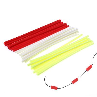Bimoo 10PCS/Pack High Density Cylinder Foam with Center Hole for Fishing Float Stick Fly Tying Rig Making DIY etc.Size S M L