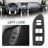 QQ-Left Side Window Control Switch Button Assembly Panel Bezel Trim For Toyota Land Cruiser Prado LC150 2010- LHD
