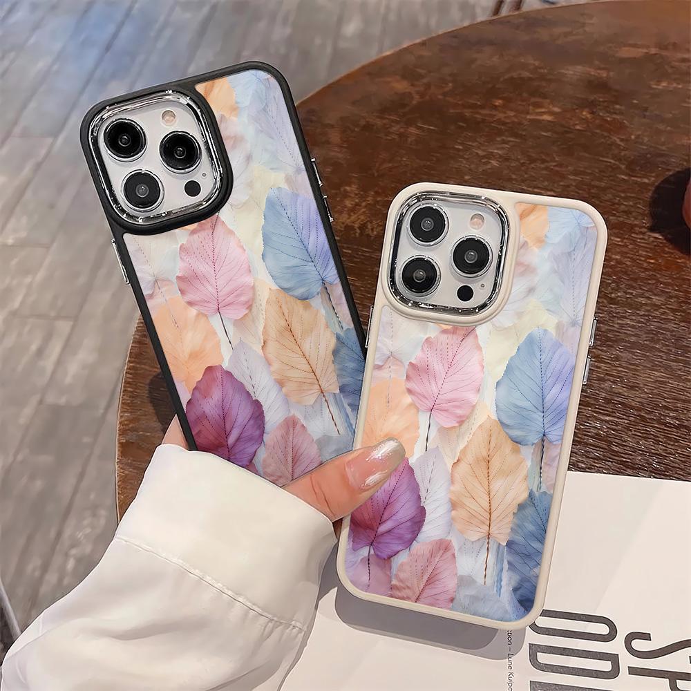 Colorful Dyeing Flowers Phone Case For IPhone 15 14 13 12 11 Pro Max Case Xs Xr 7 8 Plus Case Funda Coque Cover Bumber 16 Pro