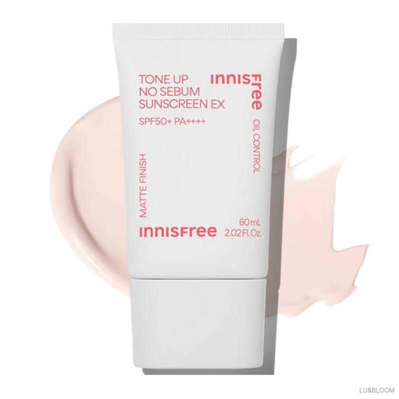 

innisfree Tone-Up No-Sebum Sunscreen EX SPF50+ PA++++ 60ml / 80ml (+Free gift) 60ml