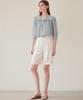 LUSIDA Pebe Linen Knee-Length Pants_3 Colors