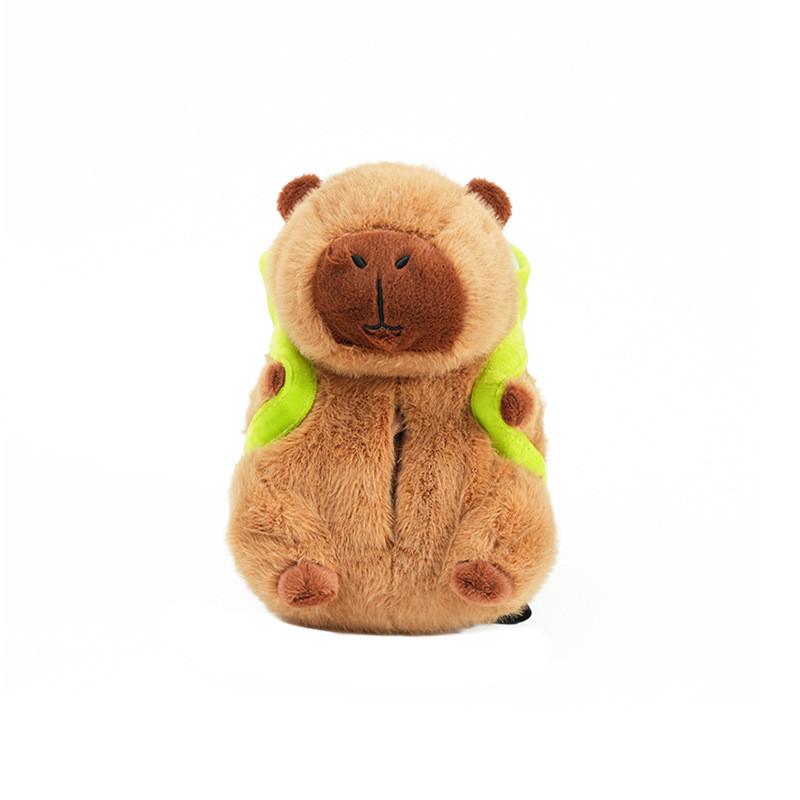Cartoon Plush Car Tissue Box Holder With Storage Bin For Auto Organizer And Cute Decor