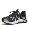 Four Seasons Trend Fashion Low-top Foot Hiking Shoes Contrast Colors Men's Outdoor Casual Sneakers Student Platform Shoes