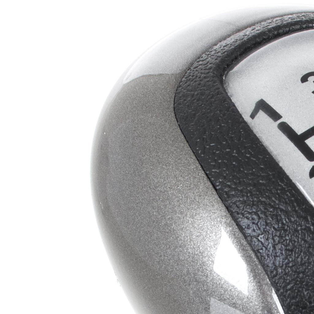 Honda Civic VIII 2005- GRAY-BLACK 5 SPEED Shift Knob SILVER COVER